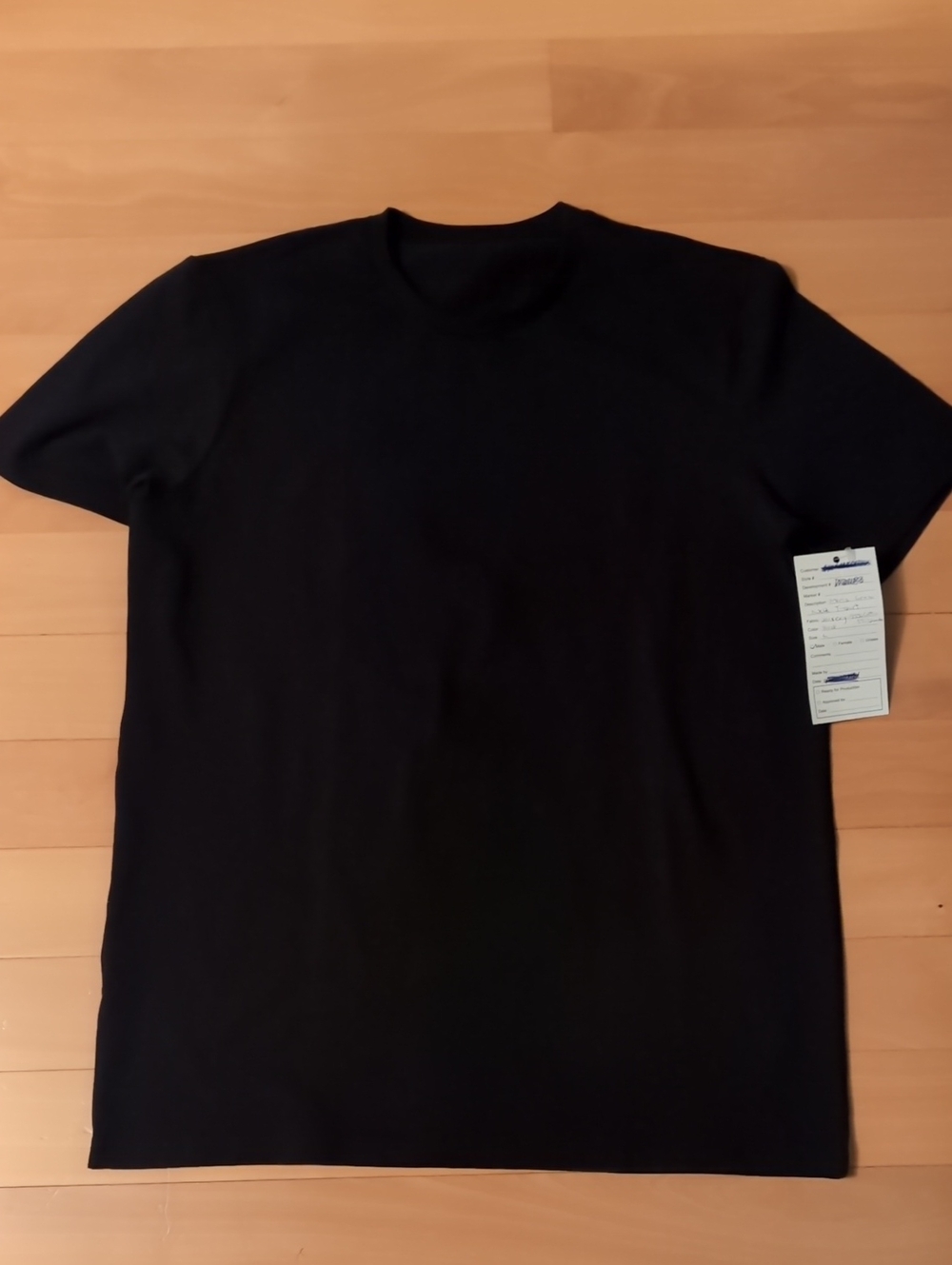 Classic Men's Black Crew Neck T-Shirt